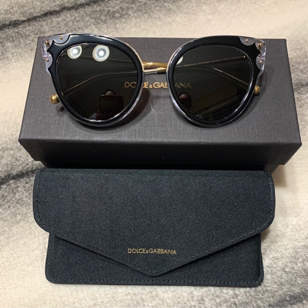 Dolce & Gabbana Cat Eye DG4340 Sunglasses - Picture 2 of 11